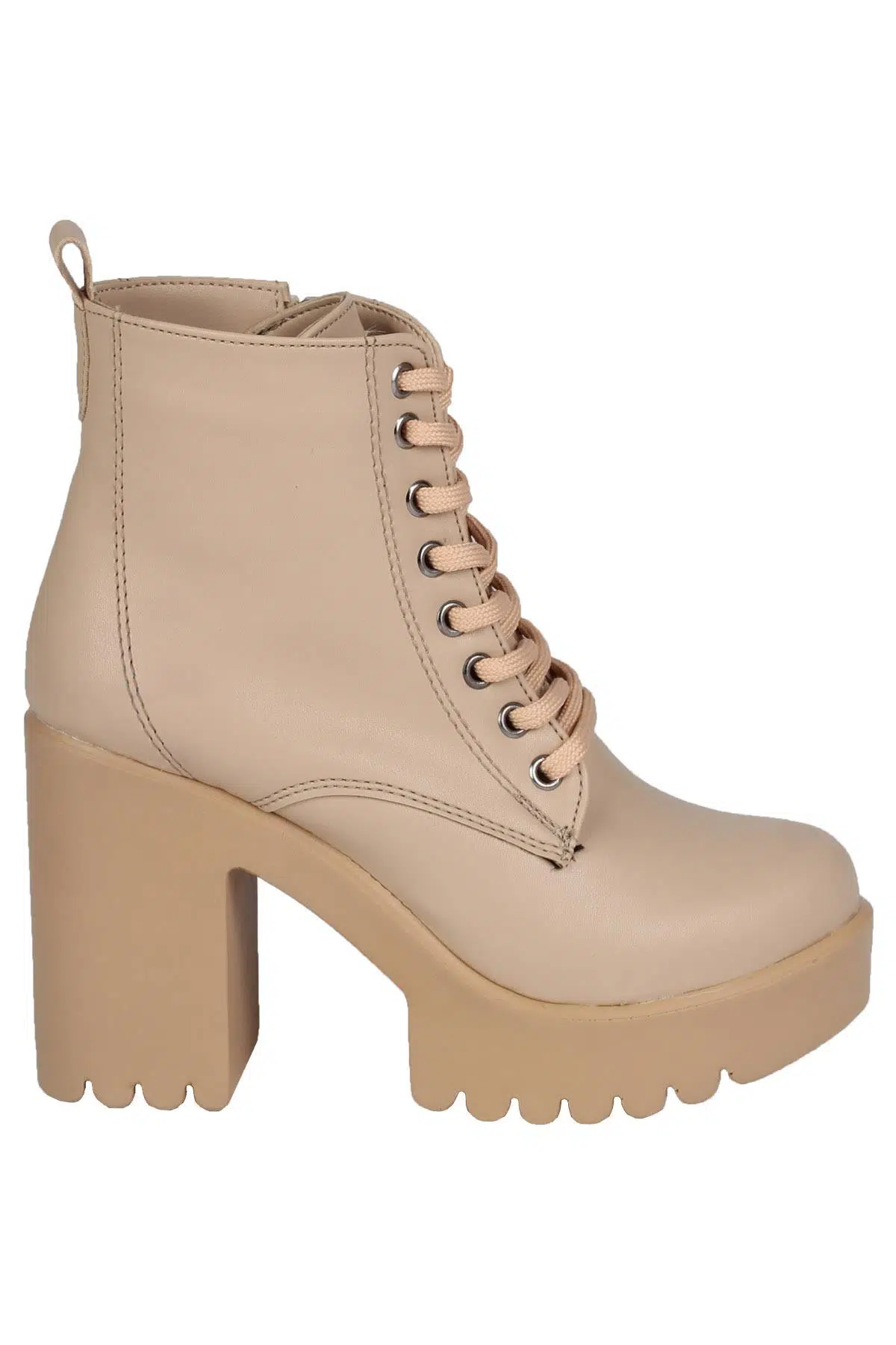 Ten Kalın Platform Topuklu Kadın Bot - Finday