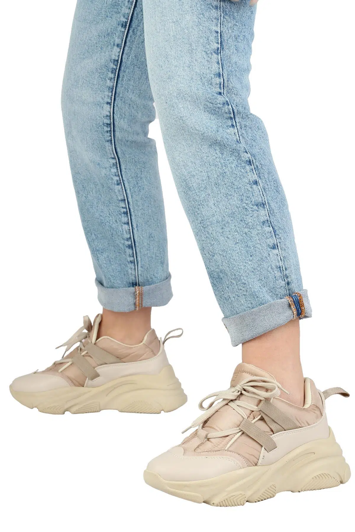 Ten Rengi Kalın Tabanlı Sneaker Günlük Spor Ayakkabı - Parachute